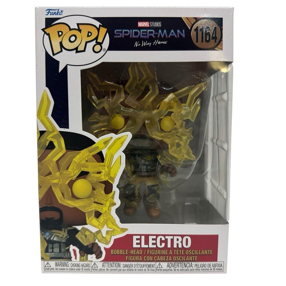 Funko Marvel Spider-Man No Way Home POP Electro Vinyl Figure 1164 NEW